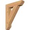 Ekena Millwork Traditional Slat Smooth Bracket, Western Red Cedar, 3 1/2"W x 18"D x 22"H BKT04X18X22TRA06SWR - alternate 1